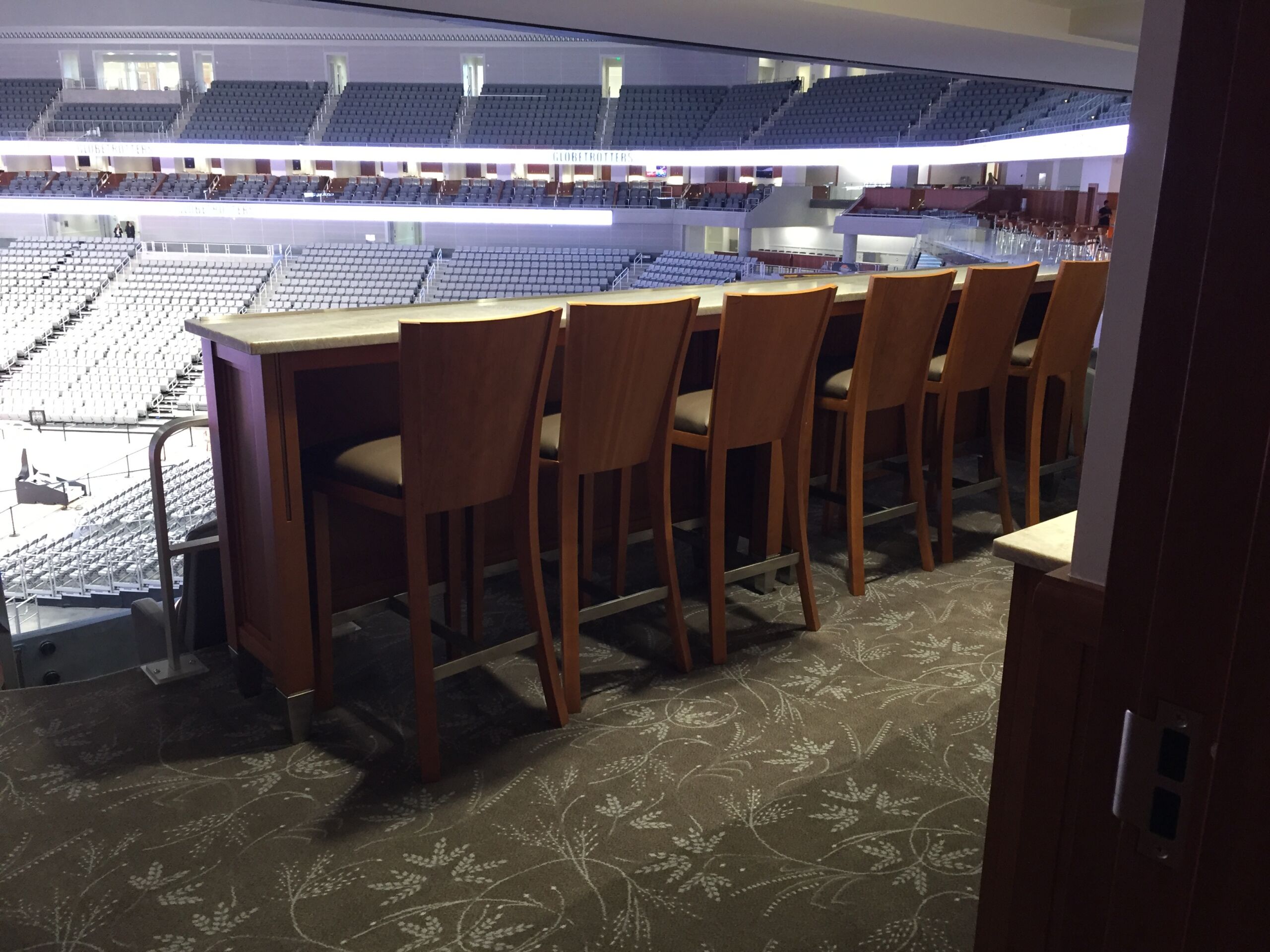 Custom seating at Dickies Arena, Fort Worth